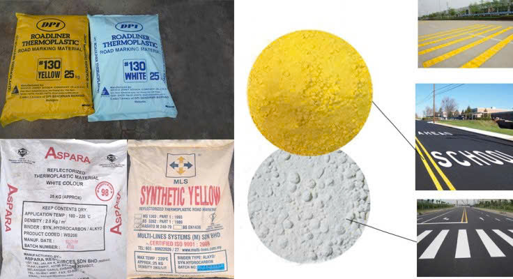 Sơn nhiệt dẻo phản quang 